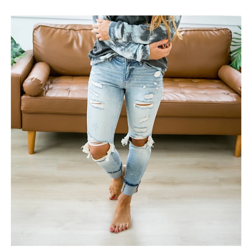 KanCan distressed denim!
